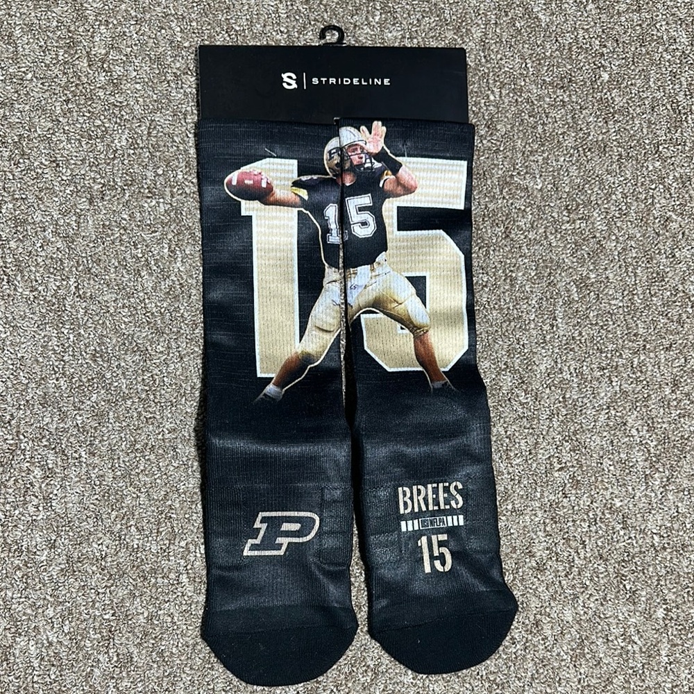 Black Football Graphic Socks